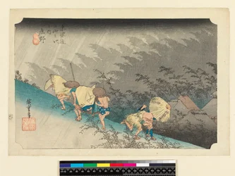 TH Riches 1913 Sudden Rainstorm at Shono (